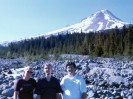 Harmony, Dave, and Harmonys brother on Mt. Hood, Oregon