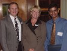 Vishal poses with some important people at Fullerton College
