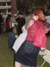 Not even the academic atmosphere of a University graduation can keep Kevin and Harmony from wrestling with each other