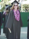 Jill lines up to get her diploma