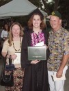 Jill and two very happy parents.