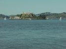 Alcatraz from Fishermans wharf