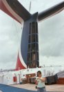 Just in case you miss all the smog and pollution, the Carnival Conquest comes equipped with exuast vents to make you feel at home