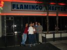 After Hooters, we went to the Flamingo Theater